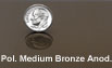 Polished Medium Bronze Anodized Aluminum