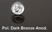Polished Dark Bronze Anodized Aluminum