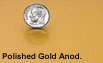 Polished Gold Anodized Aluminum