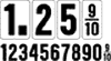 A.  Gas Pricing Numerals